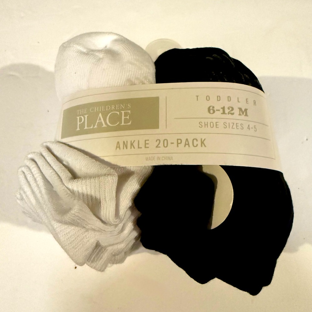 The Children’s Place 20pk toddler ankle socks BNWT